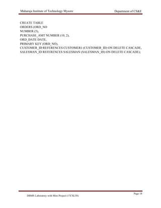 Ord Lab Lab Database management system lLABMANUALpdf | PDF