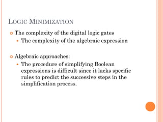 This is a Slide of BUET CSE Department. It contains Digital Logic ...