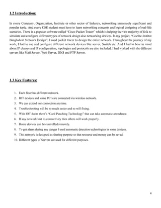 Cse 318 Project Report on Goethe Institut Bangladesh Network Design | PDF