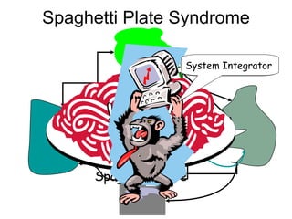 Spaghetti Plate Syndrome Spaghetti Plate System Architect   System Integrator   