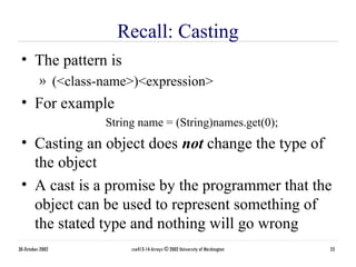 Programming Language Java Arrays and ArrayList | PPT