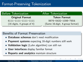 CSE 429 computer security and cyber security course (Tokenization).pdf