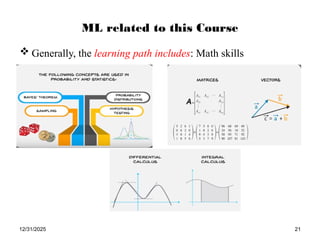 Advanced machine learning for MSc students | PPTX