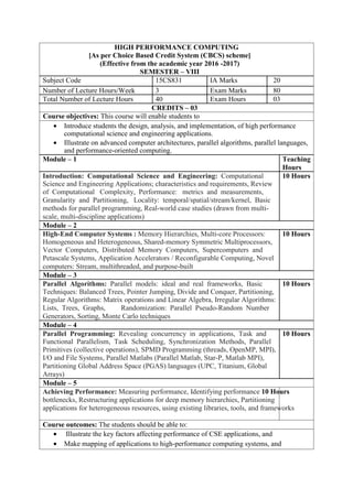 Cse 8th Sem Syllabus Pdf Cse 8th Sem Syllabus Pdf