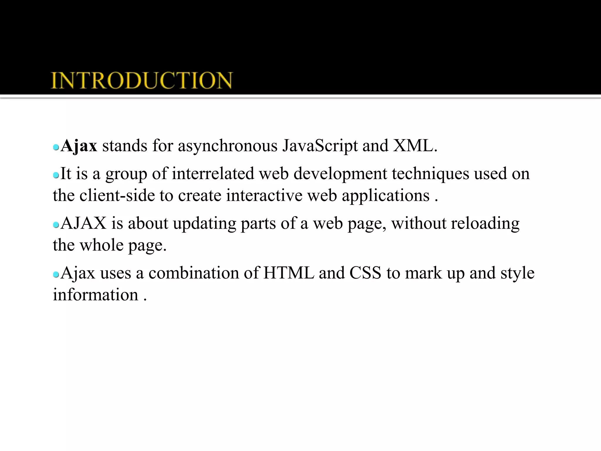 Ajax ppt | PPTX