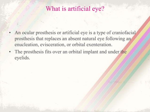 Artificial Eye PPT