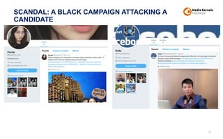 SCANDAL: A BLACK CAMPAIGN ATTACKING A
CANDIDATE
72
 