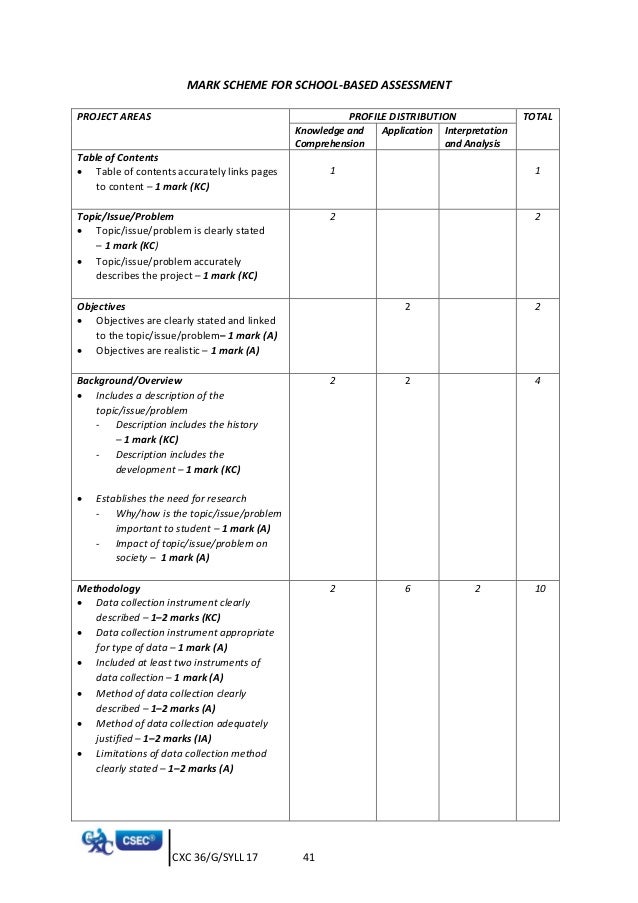CXC CSEC Syllabus for Economics