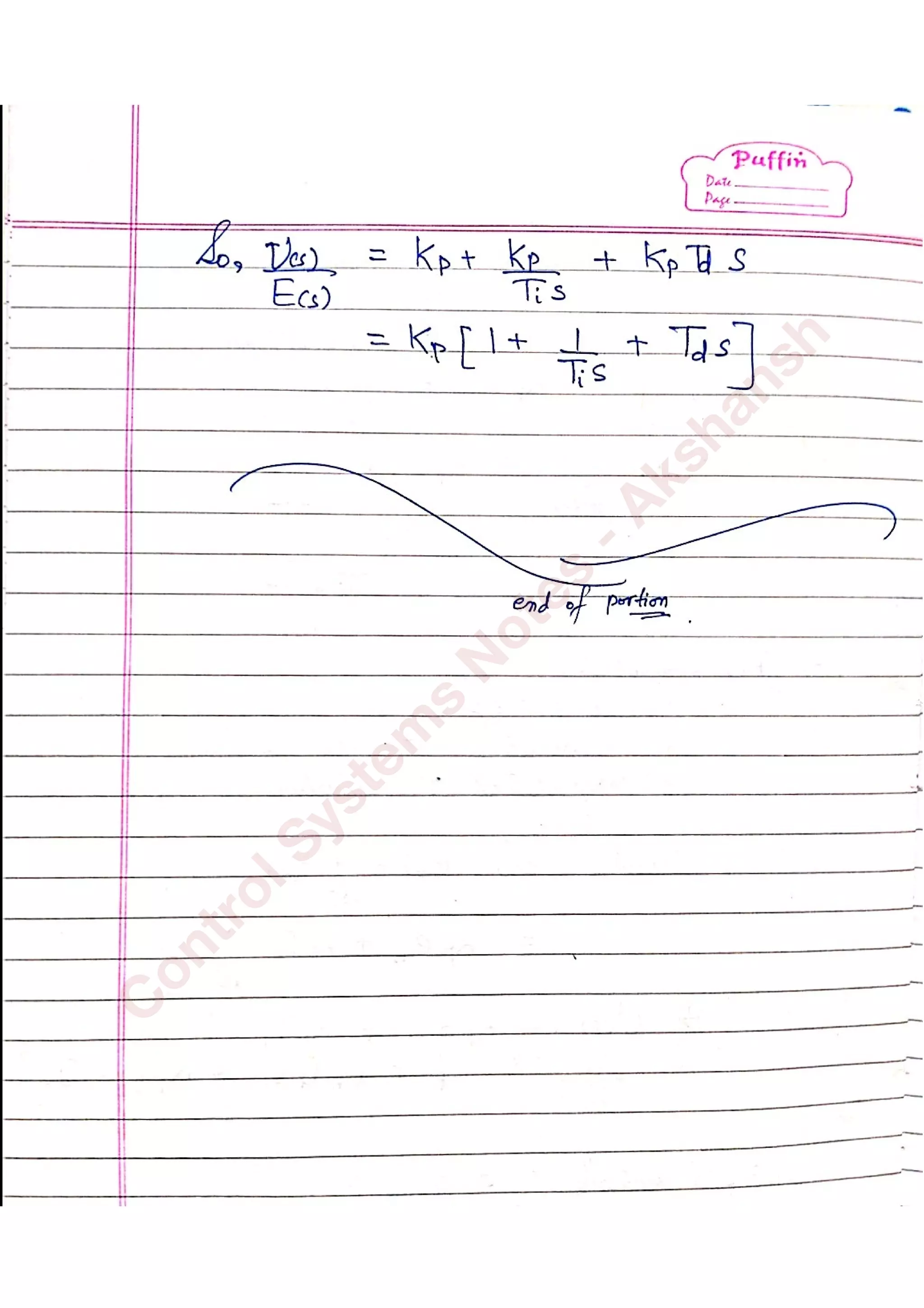 C
ontrolSystem
s
N
otes
-Akshansh
 