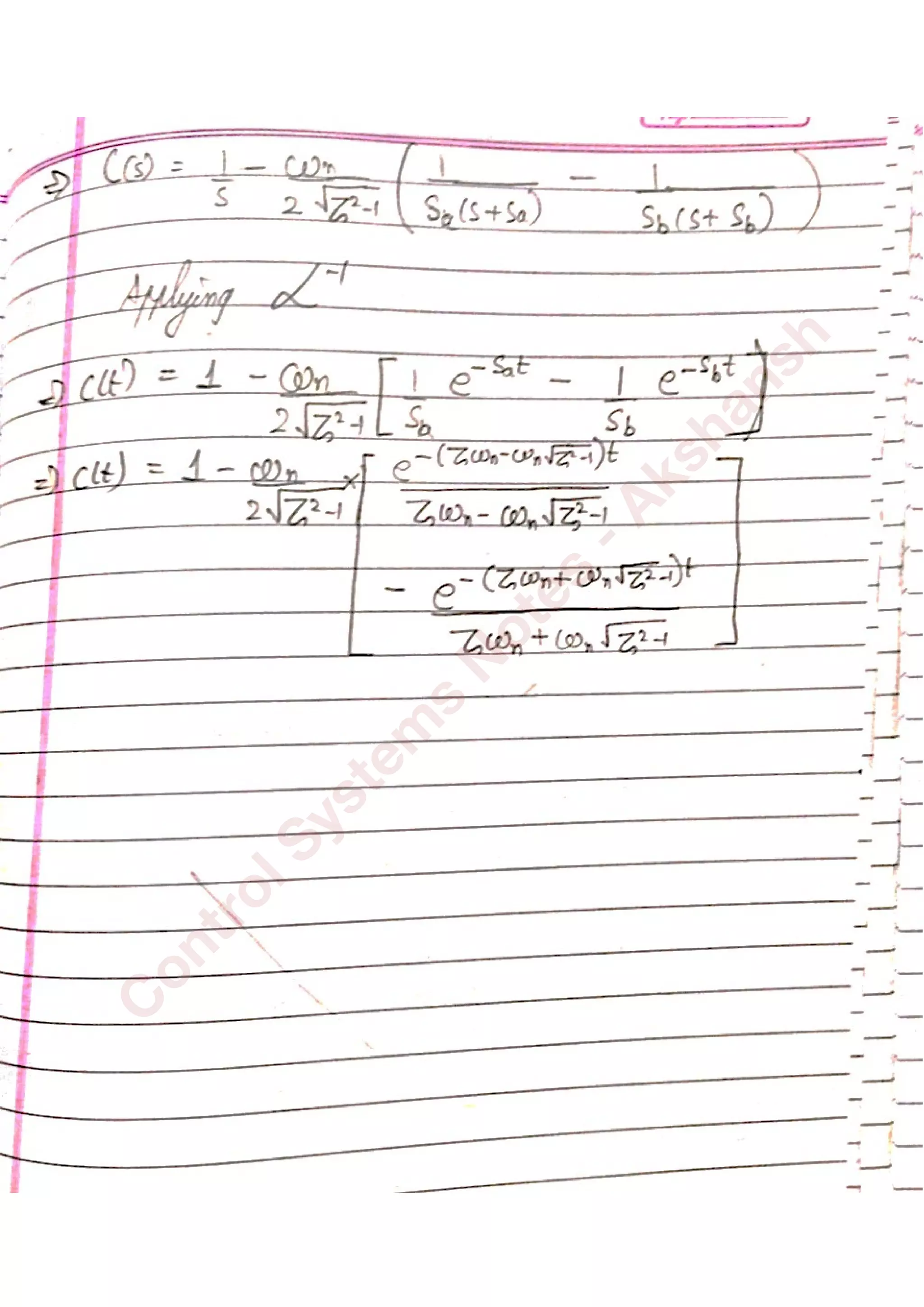 C
ontrolSystem
s
N
otes
-Akshansh
 