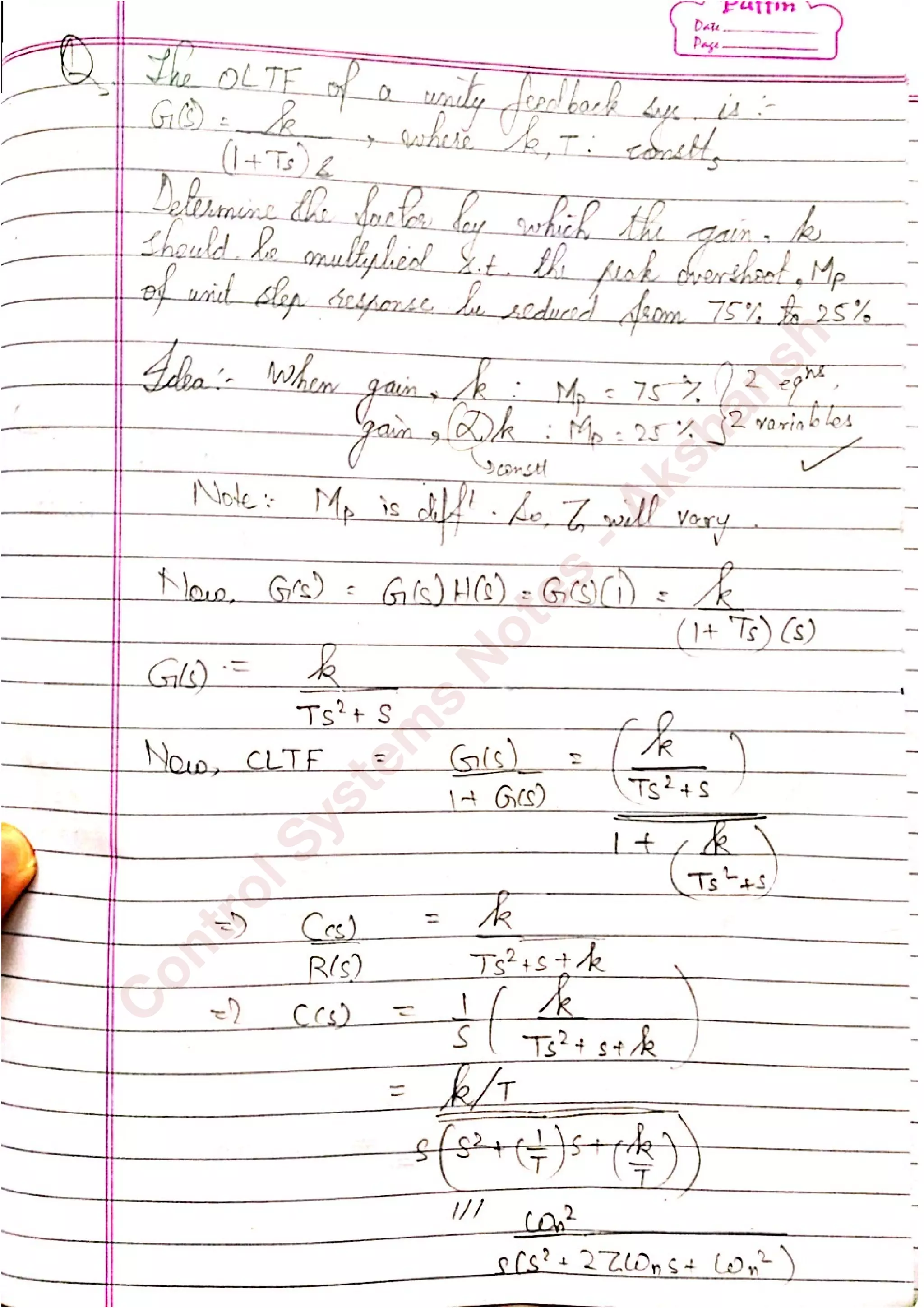 C
ontrolSystem
s
N
otes
-Akshansh
 