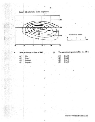 CSEC GEOGRAPHY PAPER 1- JUNE 2015 | PDF