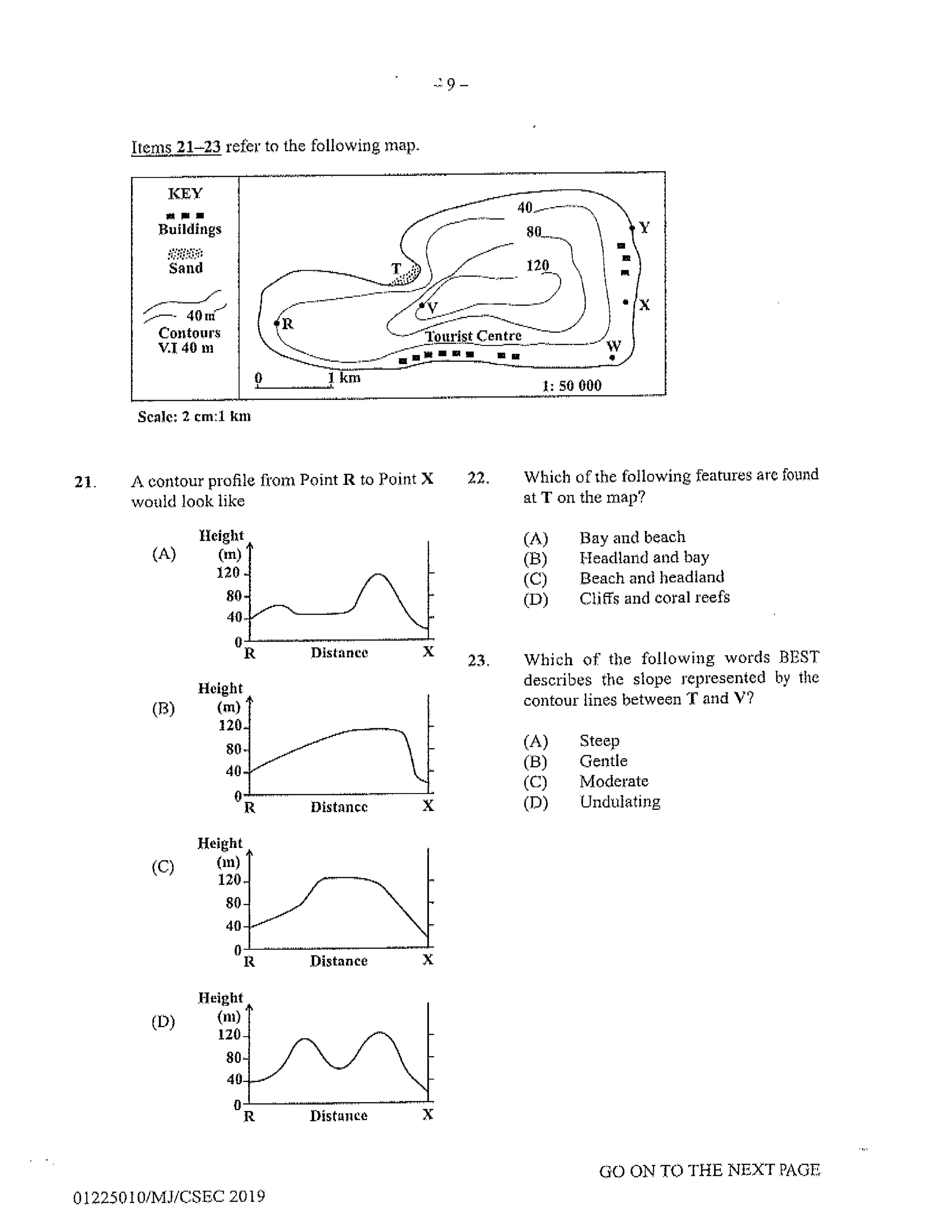 CSEC GEOGRAPHY PAPER 1- 2019