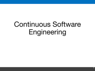 Continuous Software Engineering - A tutorial | PDF | Computer Software ...