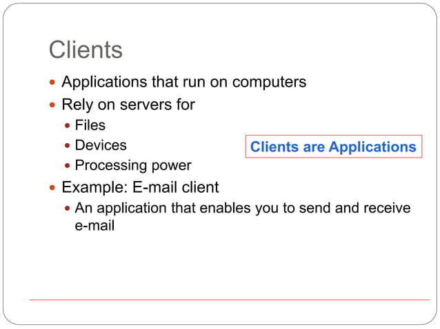 Client Server Architecture ppt | PPTX