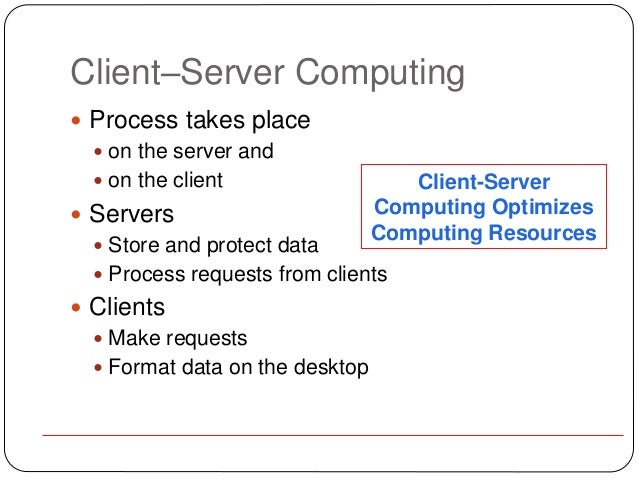 Client Server Architecture ppt