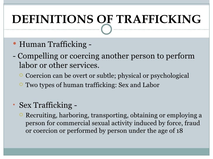 Human Trafficking Mandatory Reporter Training