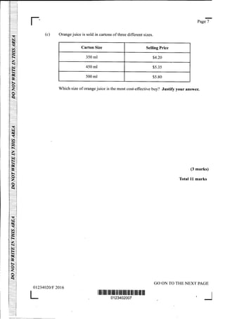 Csec maths paper2_2010-2016