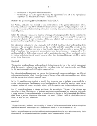 SURWHFWLYHFORWKLQJZKHUHQHFHVVDUVDIHWVLJQVKDQGUDLOVILUVWDLGNLW
WUDLQLQJDQGDGHTXDWHURRPSURSHUOLJKWLQJ

4XHVWLRQ

DQGLGDWHV ZHUH DVNHG WR LGHQWLI WKUHH WKLQJV RWKHU WKDQ LQFUHDVLQJ IHHV WKDW $SH[ ,QF
FRXOGGRWRHQVXUHWKHLUVXUYLYDOLQDKLJKOFRPSHWLWLYHPDUNHW7KLVZDVZRUWKPDUNV
7KHPHDQZDV

$PRQJWKHDSSURSULDWHUHVSRQVHVJLYHQEWKHFDQGLGDWHVZHUHIUHH]HVDODULHVIXQGUDLVLQJ
YLJLODQWLQVSHQGLQJSDWWHUQVGLYHUVLIDQGVWUDWHJLFPDQDJHPHQW

 