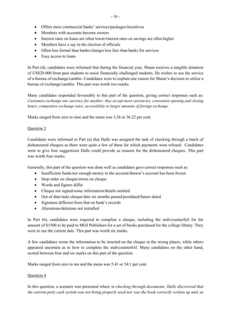 C A R I B B E A N E X A M I N A T I O N S C O U N C I L
REPORT ON CANDIDATES’ WORK IN THE
CARIBBEAN SECONDARY EDUCATION CERTIFICATE®
EXAMINATION
May/June 2013
OFFICE ADMINISTRATION
GENERAL PROFICIENCY EXAMINATION
Copyright © 2013 Caribbean Examinations Council
St Michael, Barbados
All rights reserved.
 