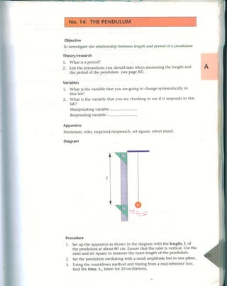 Csec Physics lab manual