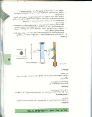 Csec Physics lab manual