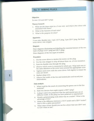 Csec Physics lab manual