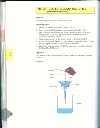 Csec Physics lab manual