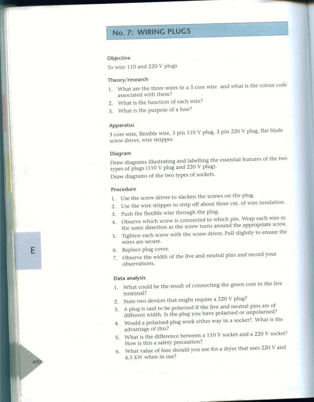 Csec Physics lab manual