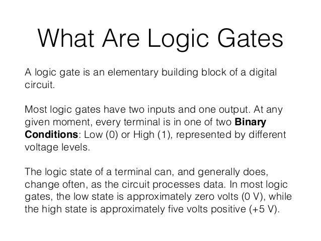 CSEC Physics Review - Introduction To Logic Gates