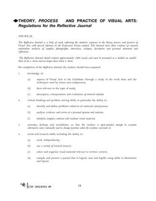 Csec visual arts syllabus | PDF