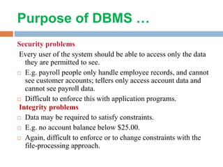 Database Management System ppt | PPTX