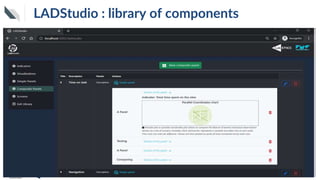 M. Sadallah. Generating LADs that make sense. CSEDU 2023
LADStudio : library of components
 
