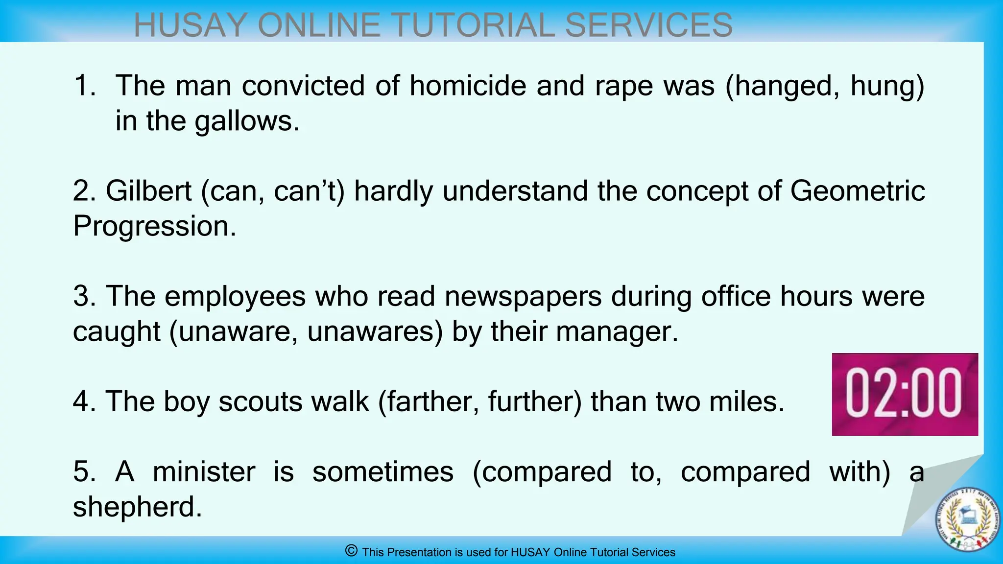 Correct Usage Of Words Correct Usage Of Words
