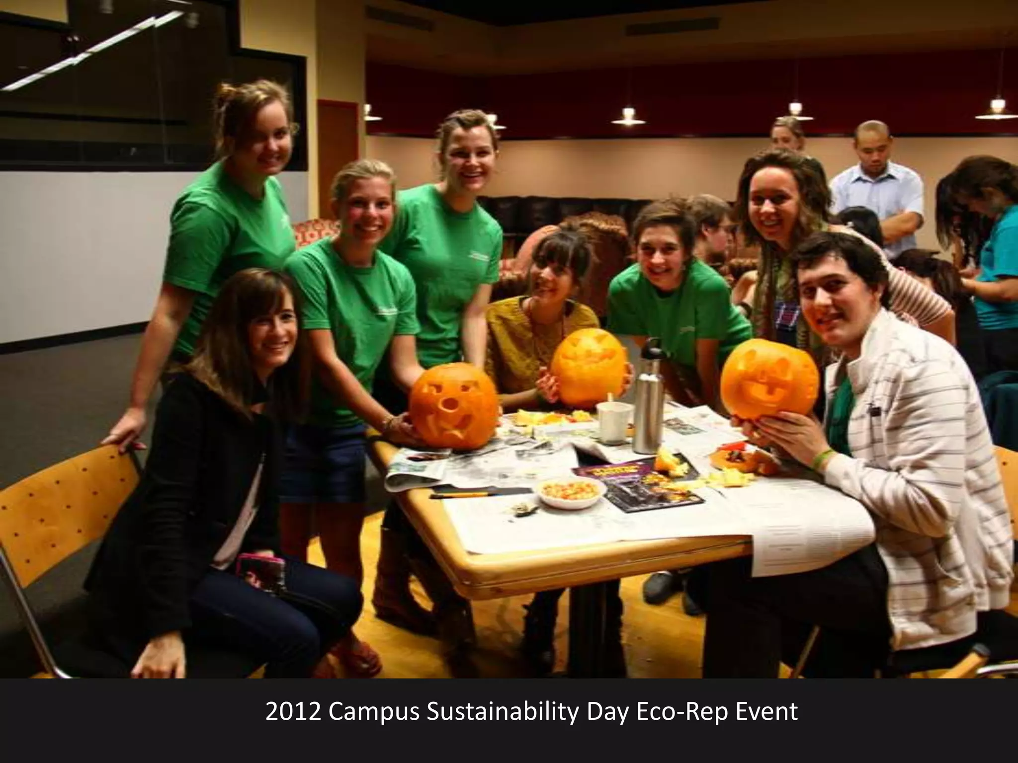 2012 Campus Sustainability Day Eco-Rep Event
 