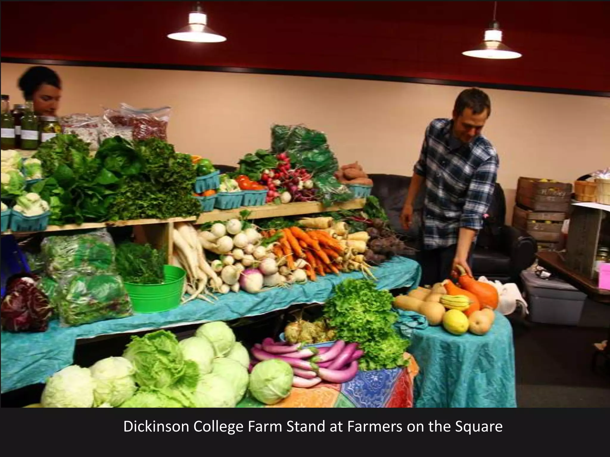 Dickinson College Farm Stand at Farmers on the Square
 