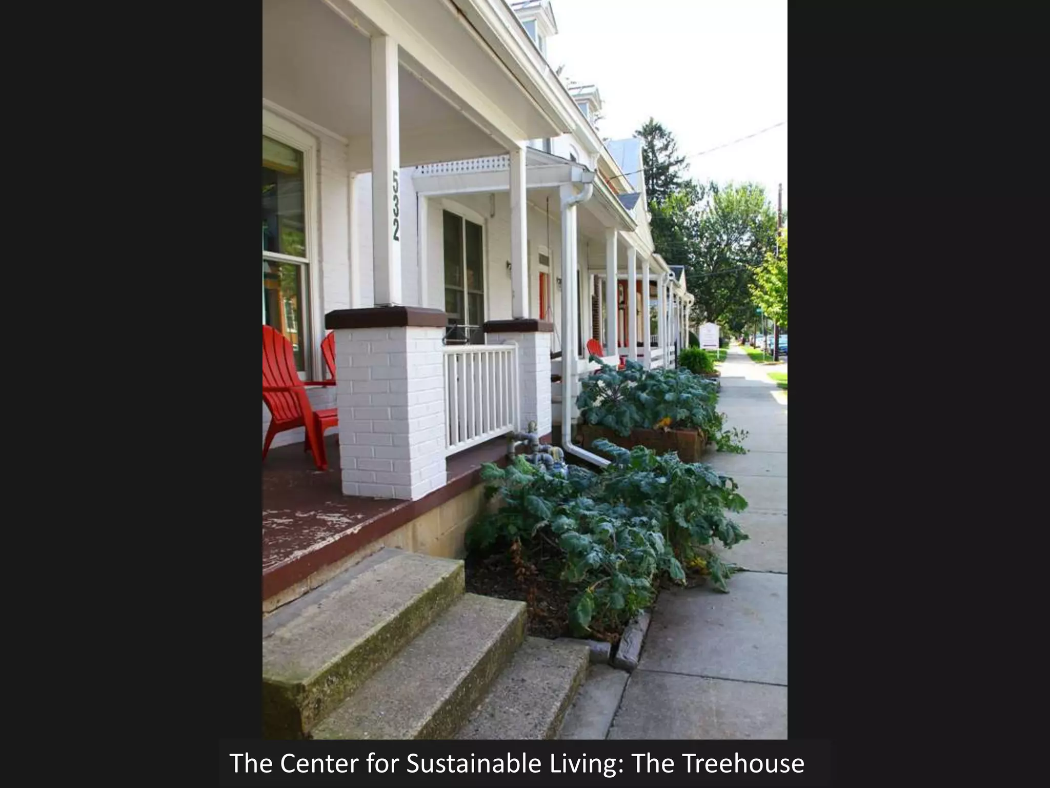 The Center for Sustainable Living: The Treehouse
 