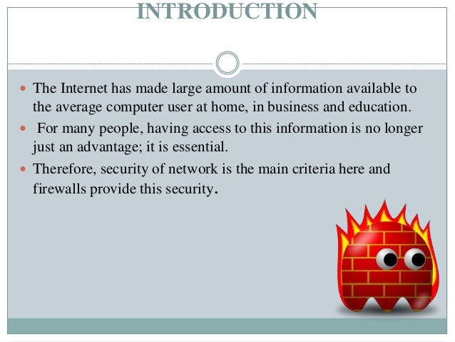 Firewall ppt