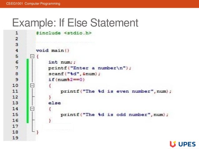 CSEG1001Unit 2 C Programming Fundamentals