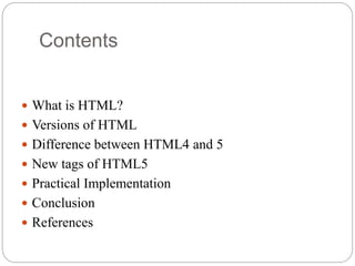 HTML ppt | PPT