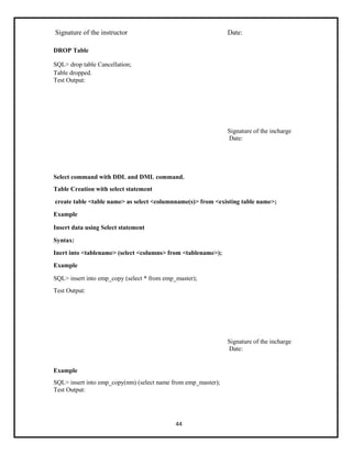 Inert Statement Cse ii ii sem | PDF