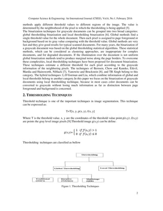 IMAGE SEGMENTATION BY USING THRESHOLDING TECHNIQUES FOR MEDICAL IMAGES ...