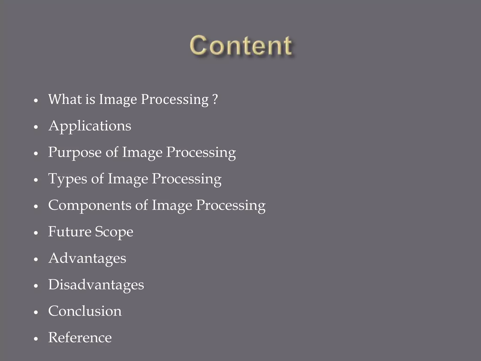 Image Processing ppt | PPTX | Photo Editing Software | Computer ...