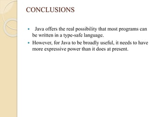 Java ppt | PPTX | Programming Languages | Computing