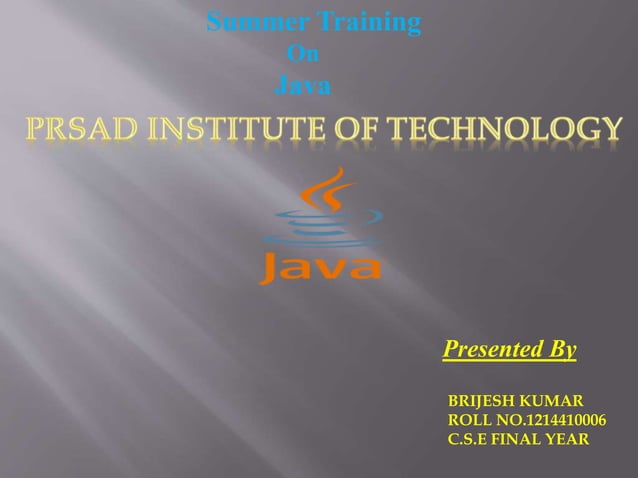 computer science JAVA ppt | PPT