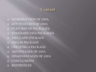 computer science JAVA ppt | PPTX | Programming Languages | Computing