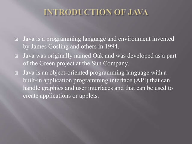 computer science JAVA ppt | PPTX