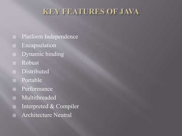 computer science JAVA ppt | PPT