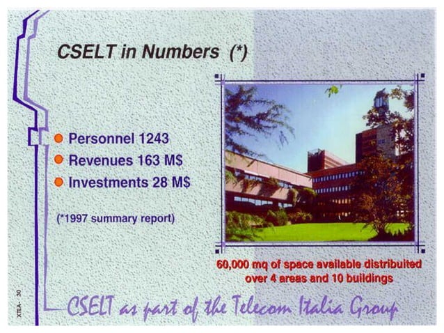 THRIS PROJECT: CSELT HDT COOPERATION | PPT