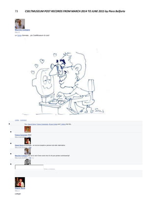 73 CSELTMUSEUM POST RECORDS FROM MARCH 2014 TO JUNE 2015 by Piero Belforte
Maurizio Codogno
May 12
un Soria d'annata... più CseltMuseum di così!
Unlike · Comment
 You, Gianni Soria, Franco Canavesio, Bruno Costa and 7 others like this.

Franco Canavesio Bella!
May 12 at 9:20pm · Like

Gianni Soria archeologia....eri ancora scapolo e pensavi solo alla matematica
May 12 at 10:34pm · Like

Maurizio Codogno Ma non è vero! Sono certo che c'è chi può portare controesempi!
May 12 at 10:39pm · Like · 1

Write a comment...
Gianni Soria
May 11
colleghi
 